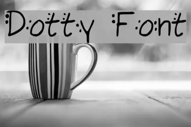 Dotty Font examples