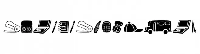 Dotuku Dingbats  Frei Schriftart Herunterladen