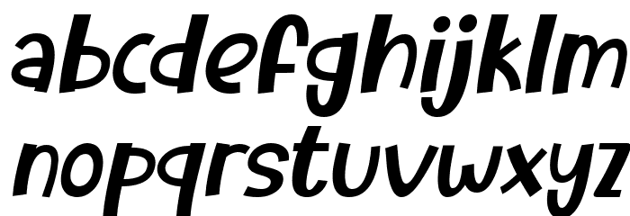 Dotuku Italic फ़ॉन्ट लोअरकेस