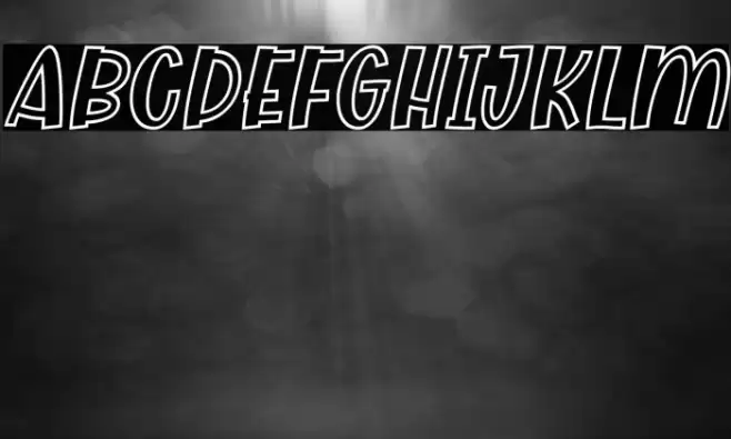 Dotuku Outline Italic Font examples