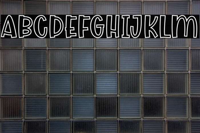 Dotuku Outline フォント examples