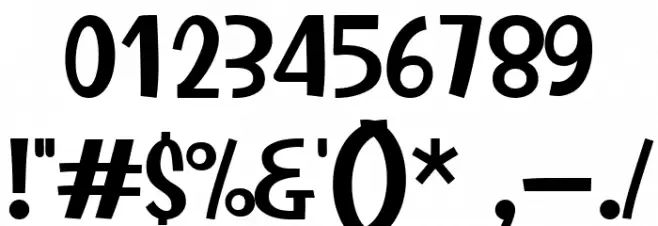 Dotuku Schriftart Anderer Schreiben