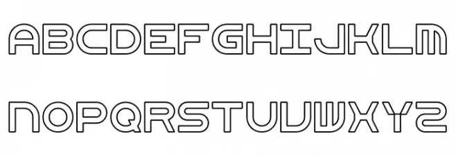 Douar Schriftart Kleinbuchstaben
