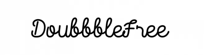 Doubbble Free  baixar fontes gratis