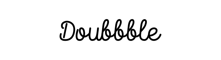 Doubbble  Free Fonts Download