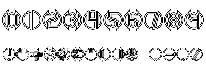 Double Bogey BRK Font OTHER CHARS