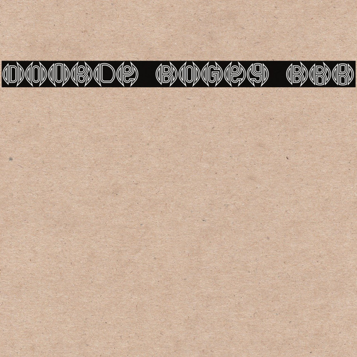 Double Bogey BRK Font examples