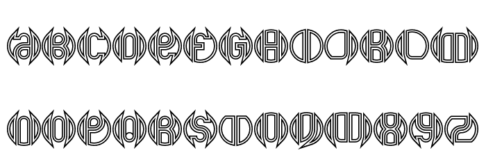 Double Bogey BRK Font LOWERCASE