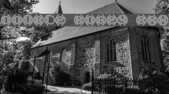 Double Bogey BRK Font examples