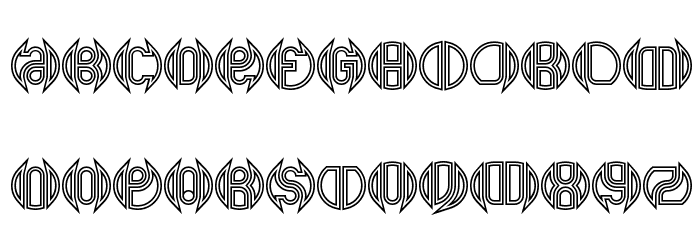 Double Bogey BRK Font LOWERCASE