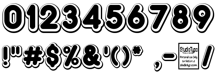 double bubble font