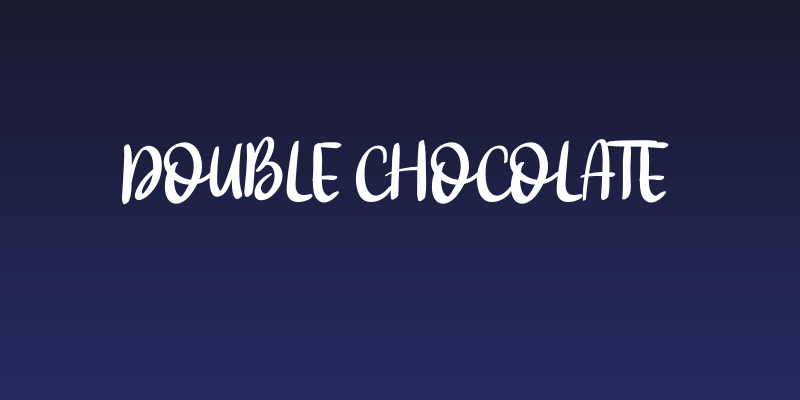 Double Chocolate Social Header