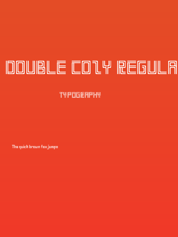 Double Cozy Regular Poster