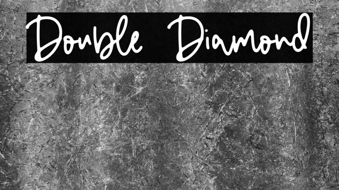 Double Diamond Example 2