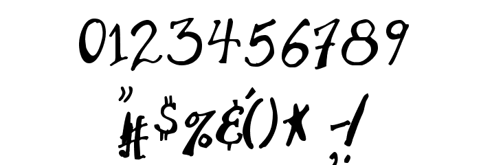 Double Espresso Font OTHER CHARS