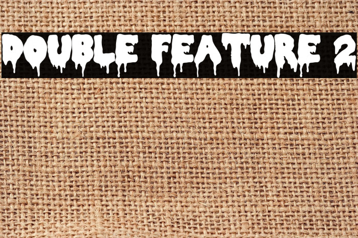 Double Feature 2 Font examples