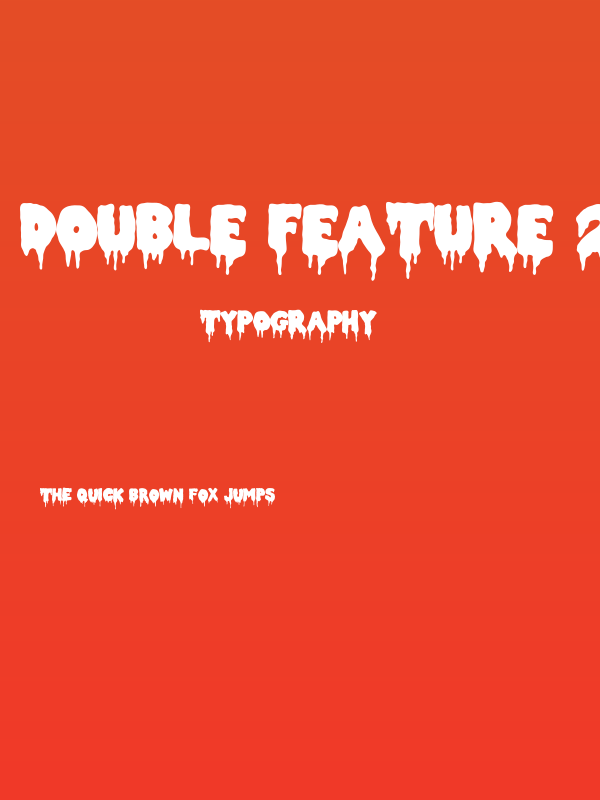 Double Feature 2 Poster