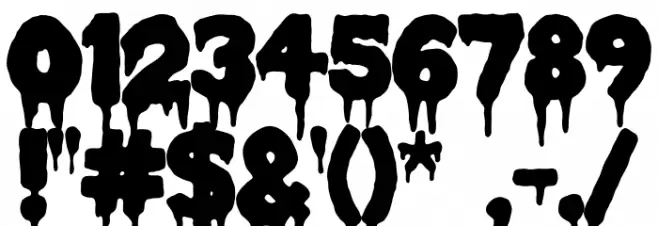 Double Feature Font OTHER CHARS