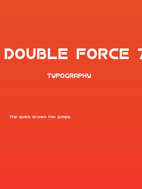 Double Force 7 Poster