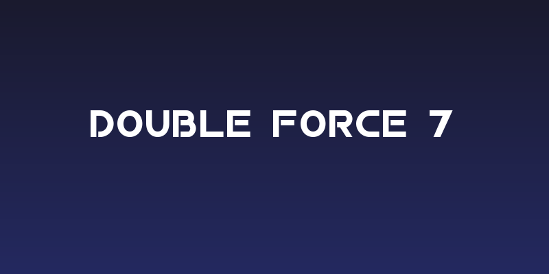 Double Force 7 Social Header