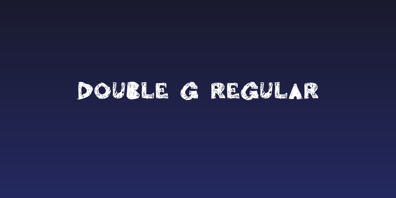 Double G Regular Social Header