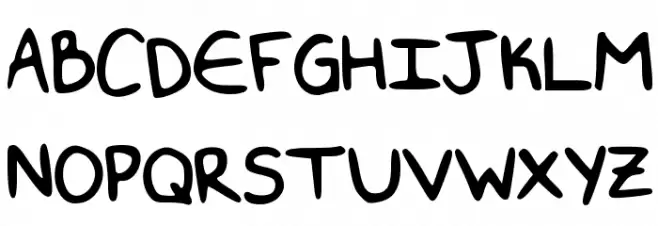 Double 'N' Schriftart Groß