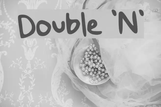 Double 'N' Example 3