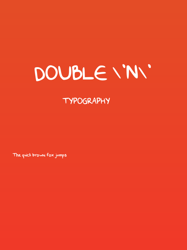 Double 'N' Poster