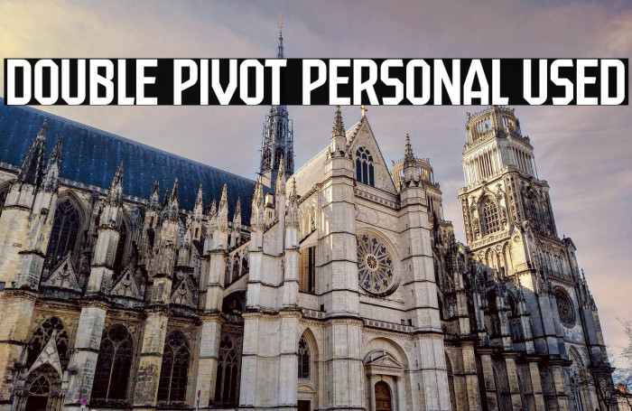 Double Pivot Personal Used Example 2