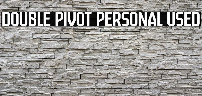 Double Pivot Personal Used Example 3