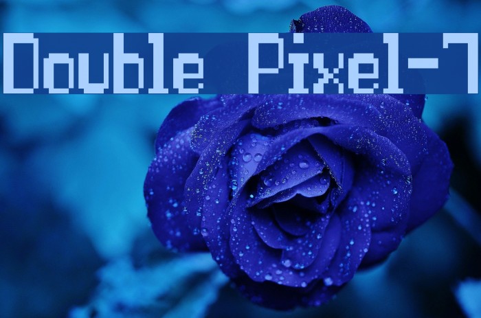 Double Pixel-7 Font examples