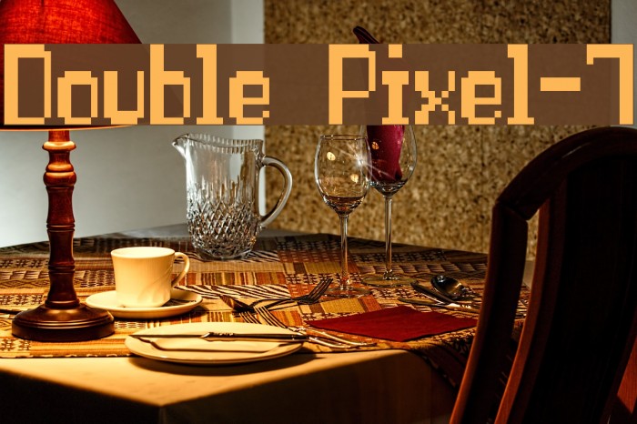 Double Pixel-7 Font examples