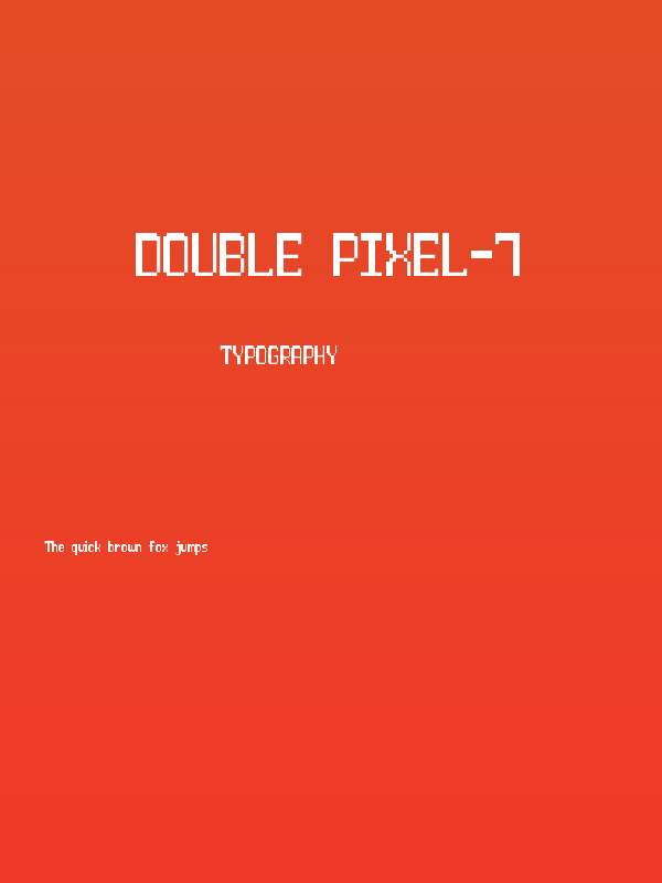 Double Pixel-7 Poster