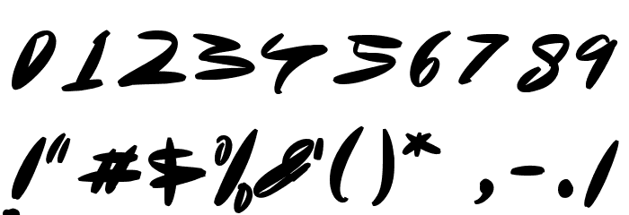 Double Seat Display Basics Font OTHER CHARS
