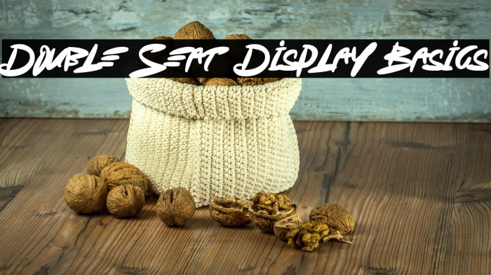 Double Seat Display Basics Example 1