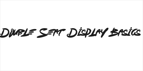 Double Seat Display Basics Logo