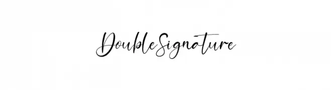 Double Signature  Free Fonts Download