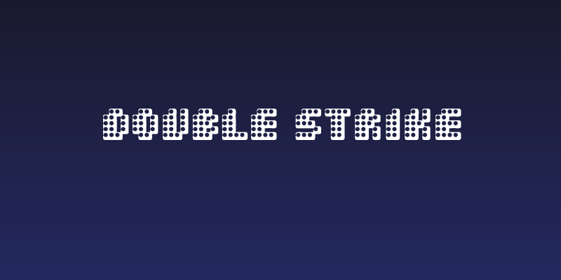 Double Strike Social Header