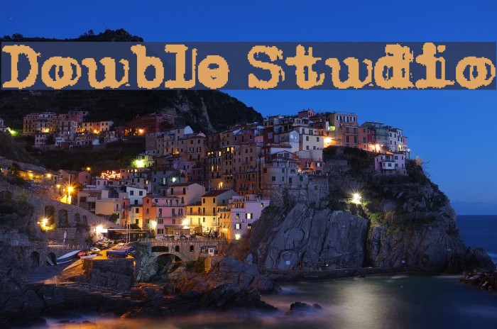 Double Studio Font examples