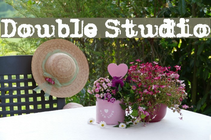 Double Studio Font examples