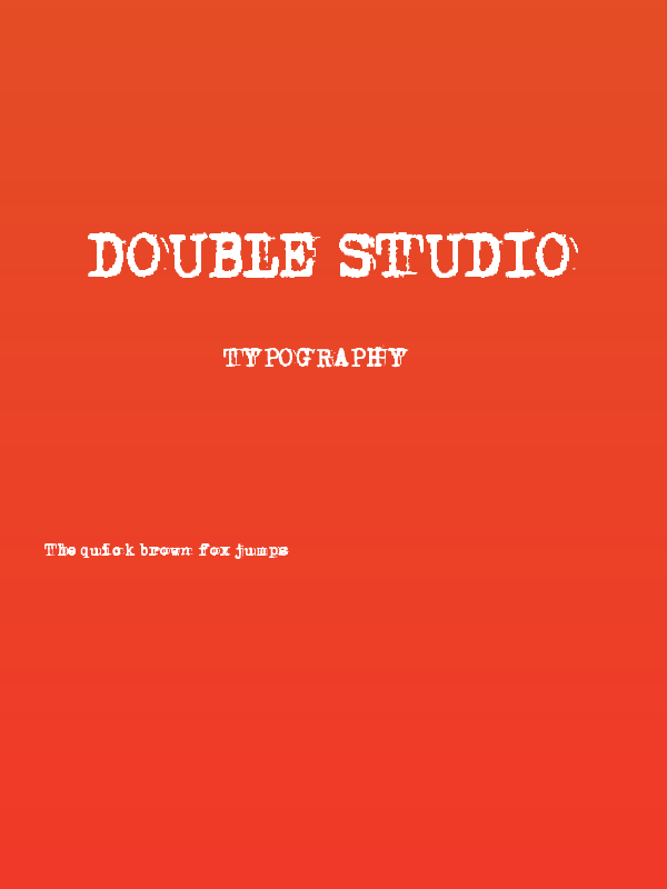 Double Studio Poster