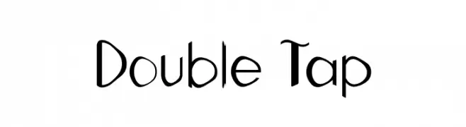Double Tap  Frei Schriftart Herunterladen