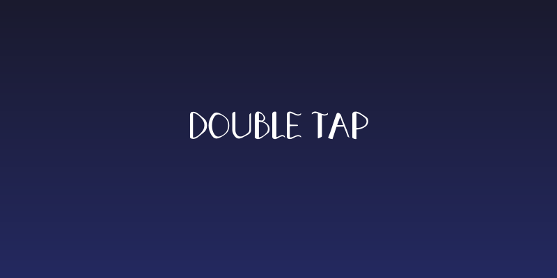 Double Tap Social Header