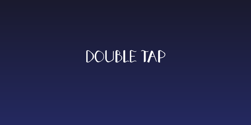 Double Tap Social Header