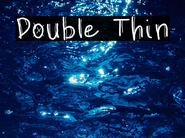 Double Thin Example 3