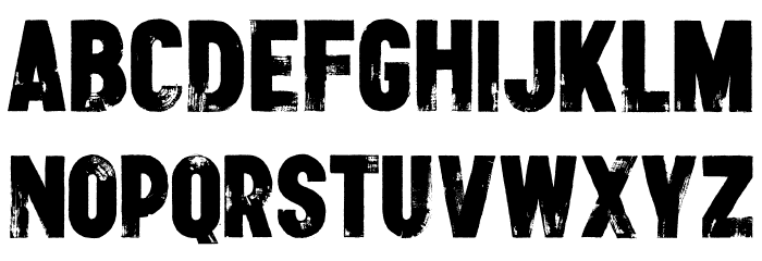 Double Tracker Font UPPERCASE