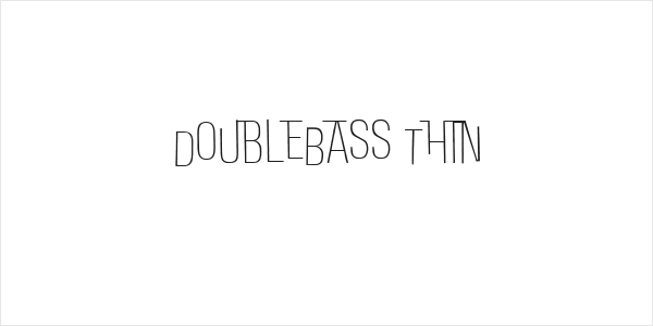 DoubleBass Thin Logo
