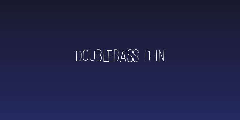 DoubleBass Thin Social Header