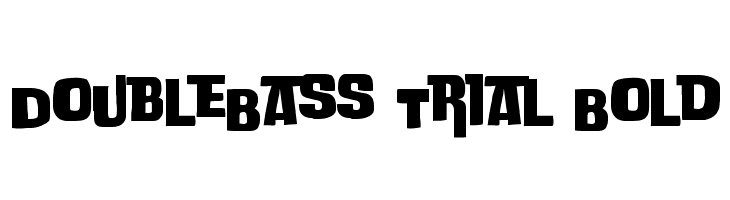 DoubleBass Trial Bold  Frei Schriftart Herunterladen