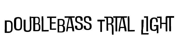 DoubleBass Trial Light  नि: शुल्क फ़ॉन्ट्स डाउनलोड